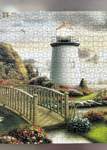 1000 parça puzzle hazır çerçevelik adet 500 - Görsel 5