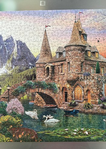 1000 parça puzzle hazır çerçevelik adet 500 - Görsel 9