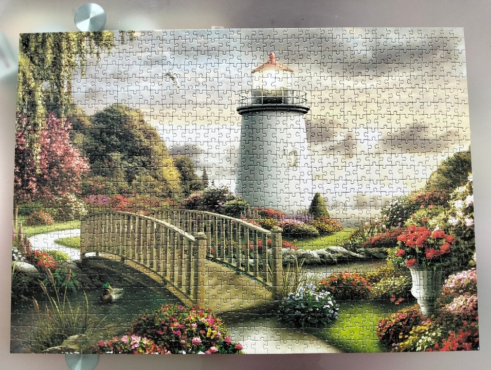 1000 parça puzzle hazır çerçevelik adet 500 - Görsel 5