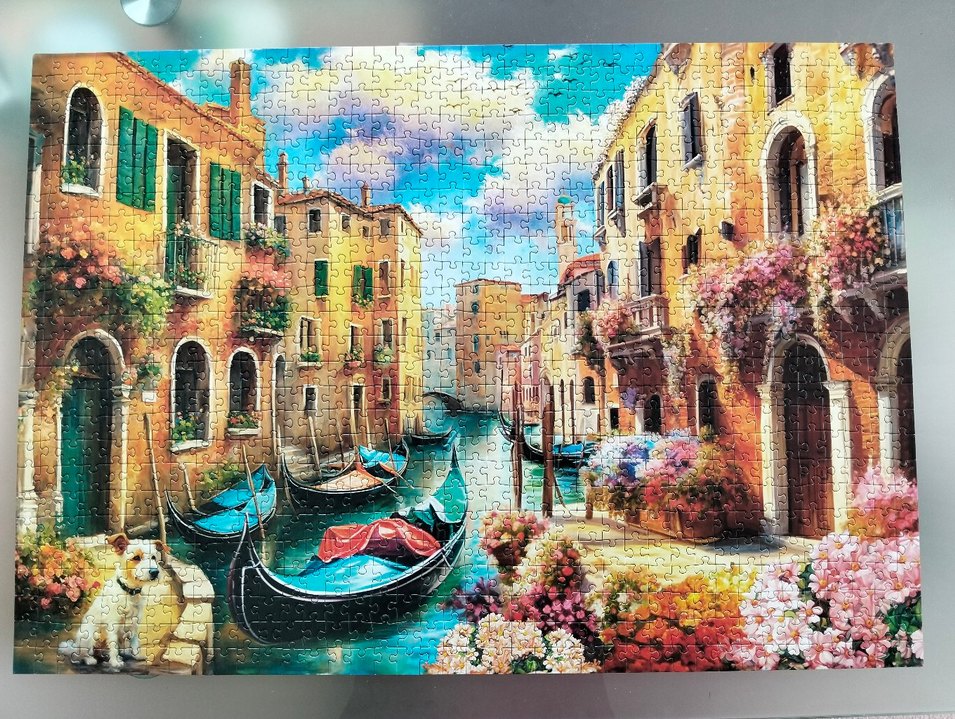 1000 parça puzzle hazır çerçevelik adet 500 - Görsel 4
