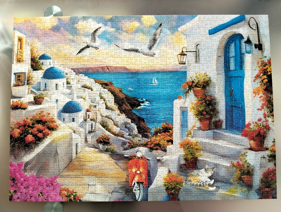 1000 parça puzzle hazır çerçevelik adet 500 - Görsel 3