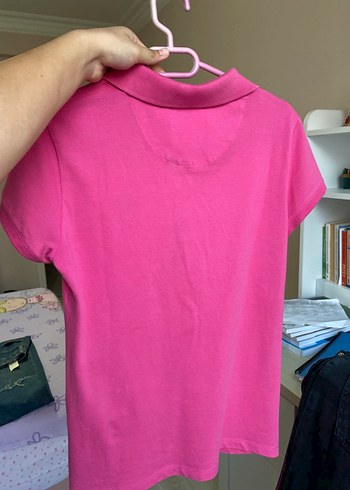 U.S Polo Assn. Kadın Pembe Polo Yaka Kısa Kollu Tişört