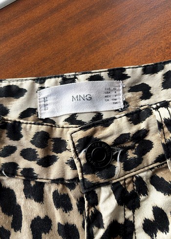 MNG Kadın Leopar Desenli Pantolon
