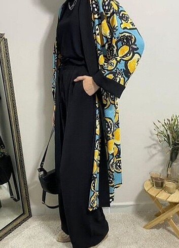 m Beden Desenli kimono