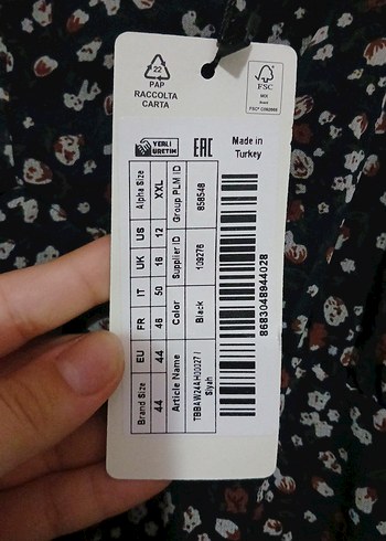 Trendyol & Milla Çiçek Desenli Uzun Kollu Midi Elbise