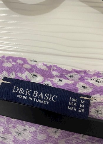 Çiçek Desenli Mor Mini Etek - Görsel 5