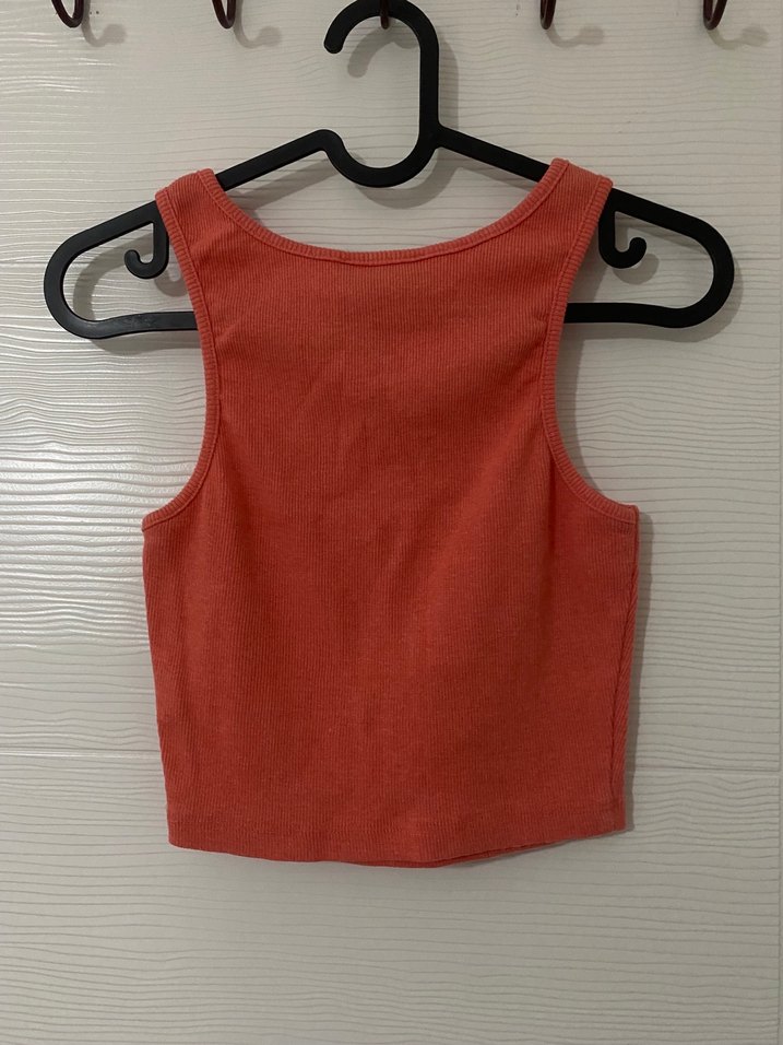 Nar Çiçeği Mini Fitilli Kolsuz Üst - Görsel 3