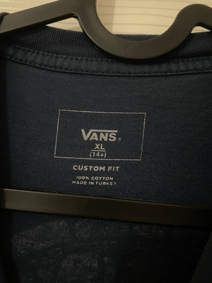 Lacivert Baskılı Erkek Vans Tişört - Görsel 4