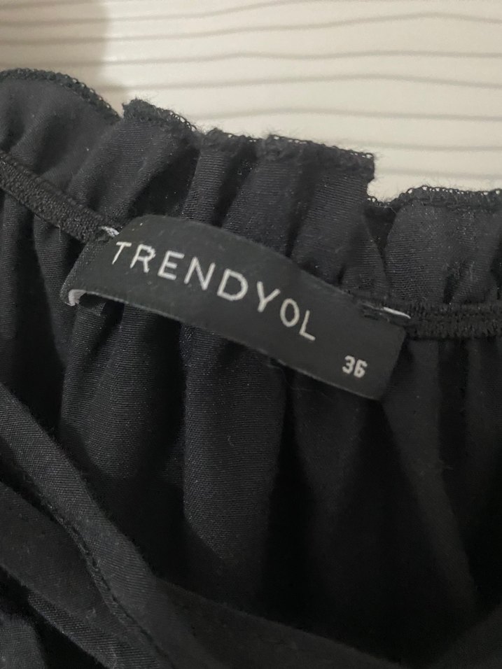 Siyah Midi Elbise - Görsel 3