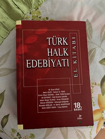 Türk halk edebiyatı kitabı