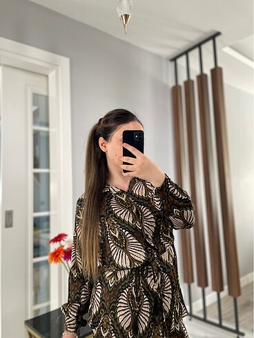 36 Beden haki Renk Şifon kumaş takım