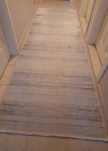 Bej Gri Modern Düz Desenli Halı