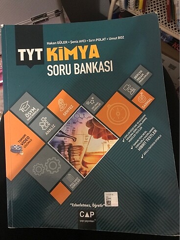 Çap Yayınları TYT Kimya Soru Bankası