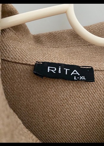 Düğmeli Bej Uzun Keten Elbise - Görsel 4