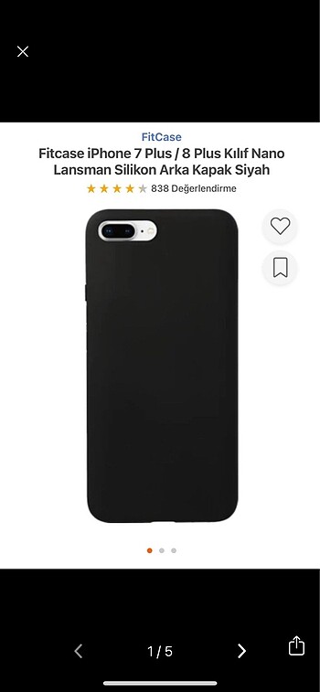 İphone 7 plus/ 8 plus Lansman kılıf sıfır