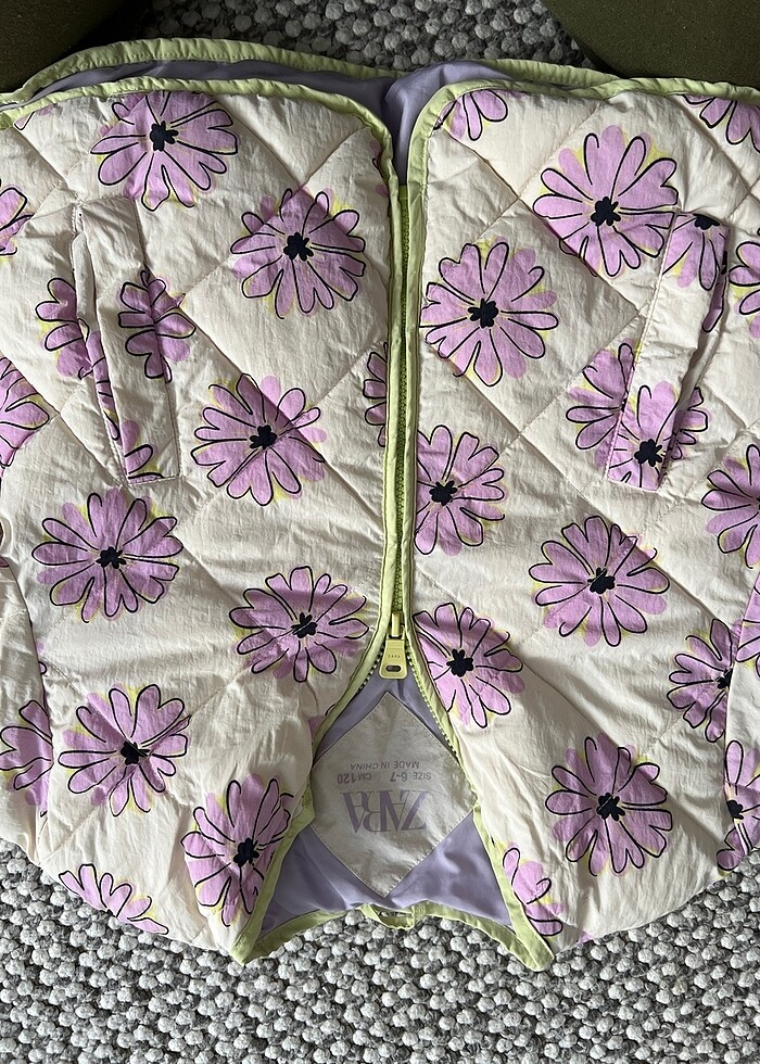 Zara kız çocuk mont - Görsel 4