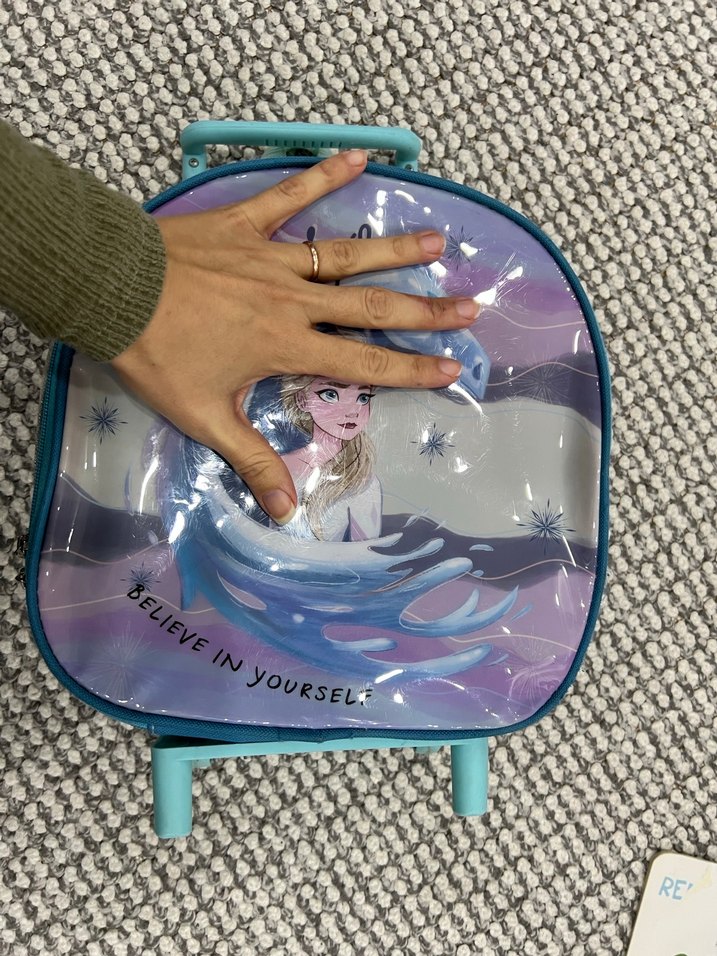 Turkuaz Elsa Çekçekli Okul Çantası - Görsel 2