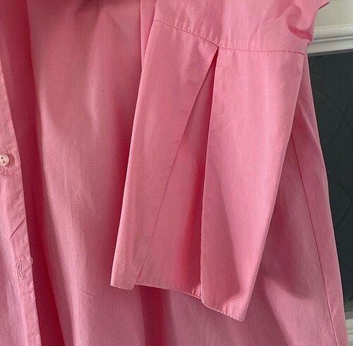 xs Beden pembe Renk Zara pembe gömlek elbise