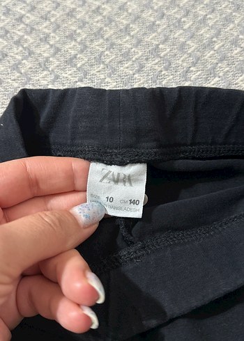 Zara Siyah çocuk tayt yurtdışı