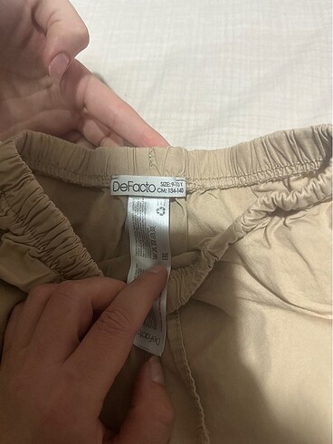 9 Yaş Beden camel Renk Kargo pantolon