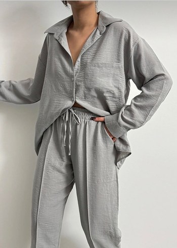 Gri Kadın Alt Üst Takım - Görsel 6