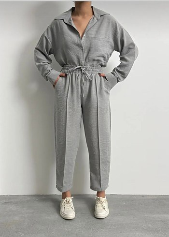 Gri Kadın Alt Üst Takım - Görsel 4