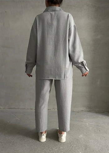 Gri Kadın Alt Üst Takım - Görsel 7