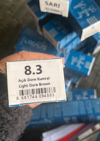  Beden L'Ocalite Profesyonel saç boyası sarı ve bal köpüğü 60 ml