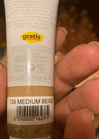  Beden Renk Beaulis Shiny Bej BB Krem