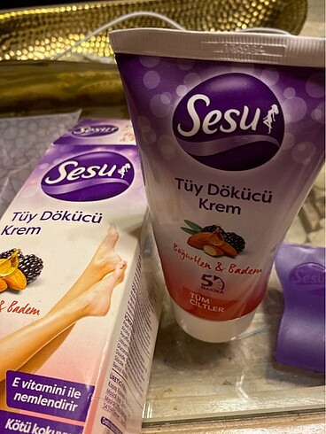 Sesu Tüy dökücü krem 150ml yeni hiç kullanılmadı ambalajlı - Görsel 10
