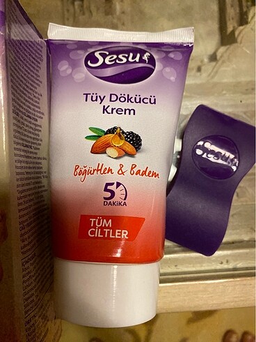 Sesu Tüy dökücü krem 150ml yeni hiç kullanılmadı ambalajlı - Görsel 5