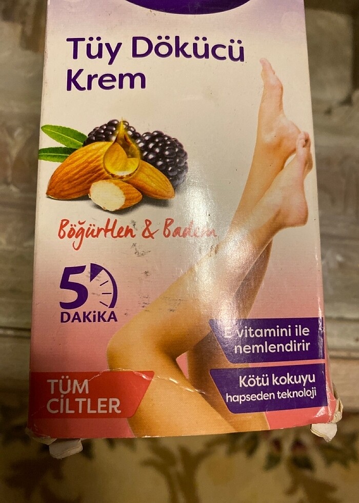 Sesu Tüy dökücü krem 150ml yeni hiç kullanılmadı ambalajlı - Görsel 2