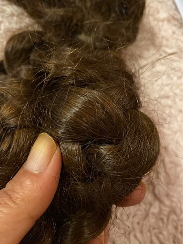 Doğal Gerçek Saç 50cm 27?. 0 Gerçek Saçtır800 gr olup 1 kg yakın - Görsel 18