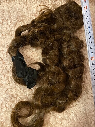 Doğal Gerçek Saç 50cm 27?. 0 Gerçek Saçtır800 gr olup 1 kg yakın - Görsel 6