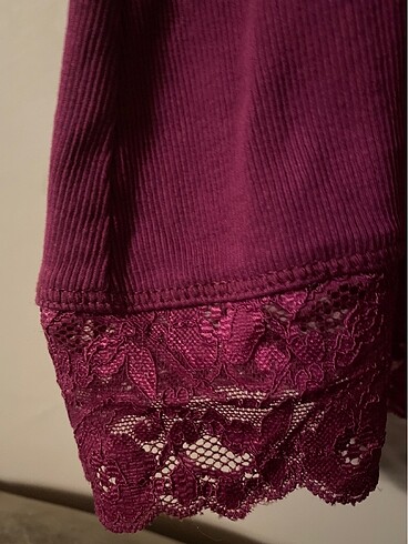 Carters Ceket içine giyilen çok yönlü dantelli fuşya renk korse esnek at