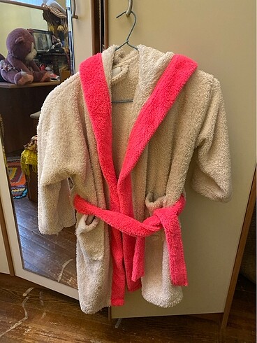 5-6 yaş polar bornoz - Görsel 2