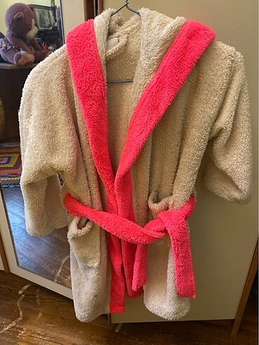 5-6 yaş polar bornoz - Görsel 4