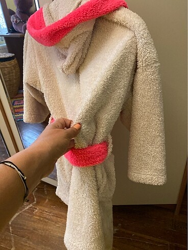 5-6 yaş polar bornoz - Görsel 12