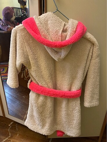 5-6 yaş polar bornoz - Görsel 8