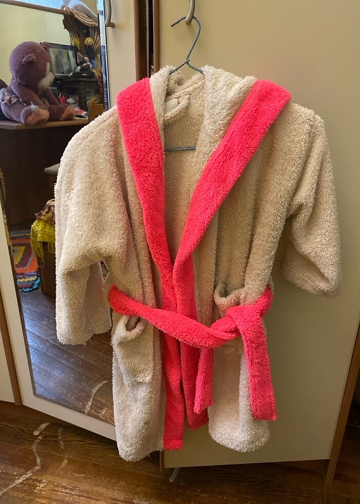 5-6 yaş polar bornoz - Görsel 2