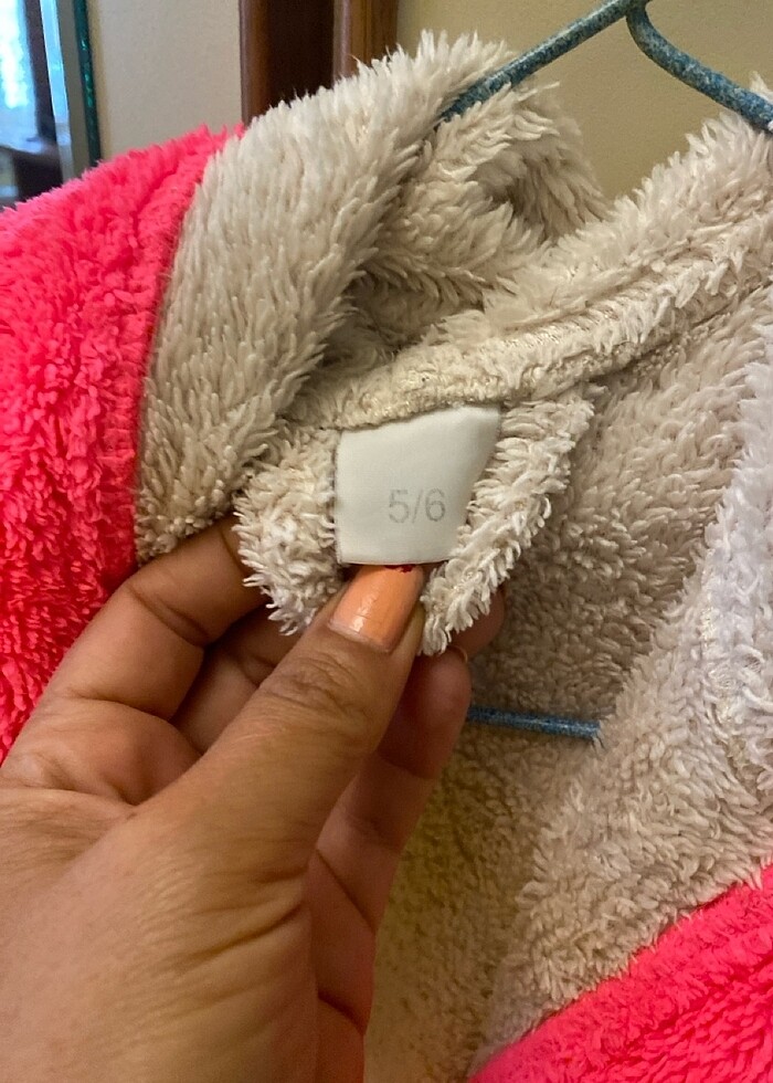 5-6 yaş polar bornoz - Görsel 5