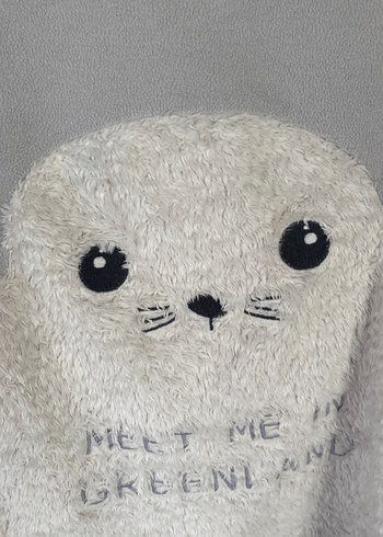 Beyaz polar üst kasın gecelik - Görsel 8