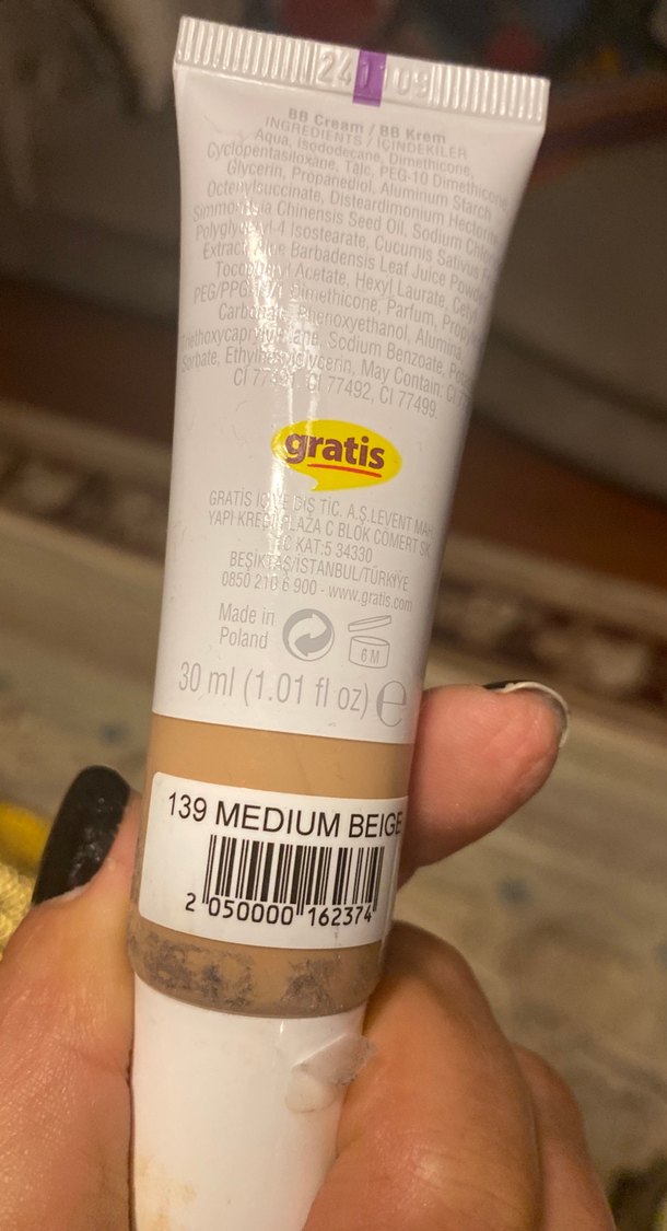 Beaulis Parlak Bej BB Krem - Görsel 3