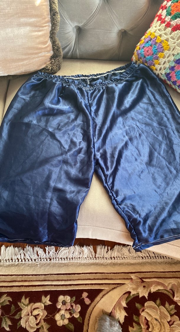 Parlak Mavi Salaş Erkek Pijama Altı - Görsel 4