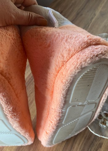 Kızlar için Nakışlı Sıcak Terlikler 40 numara - Görsel 7