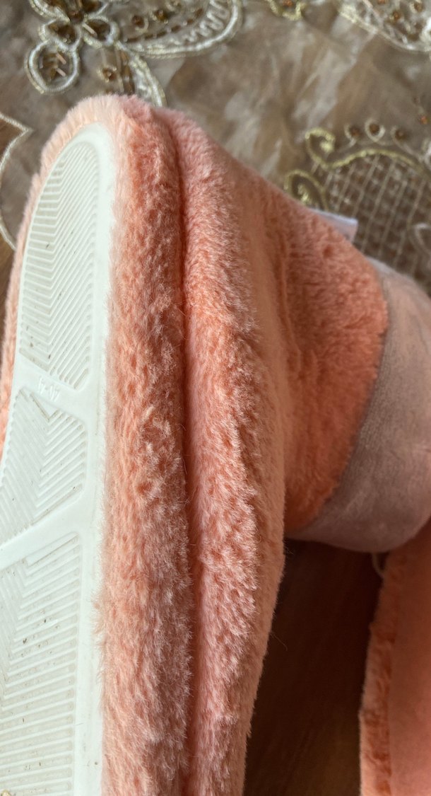 Kızlar için Nakışlı Sıcak Terlikler 40 numara - Görsel 4