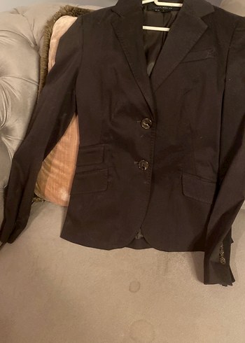 Zara Sik Siyah Tek Dugmeli Blazer Ceket