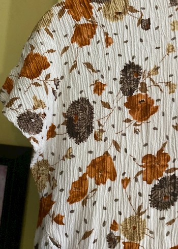 Bohem Tarzı Uzun Bağlama Desenli elbise - Görsel 10