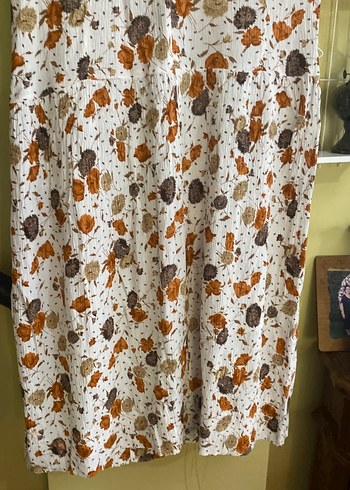 Bohem Tarzı Uzun Bağlama Desenli elbise - Görsel 6