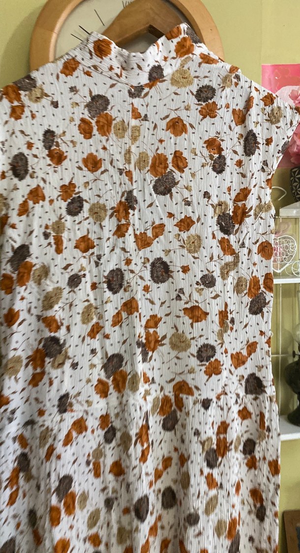 Bohem Tarzı Uzun Bağlama Desenli elbise - Görsel 3